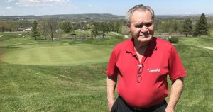 Dick Kirkpatrick on a golf course